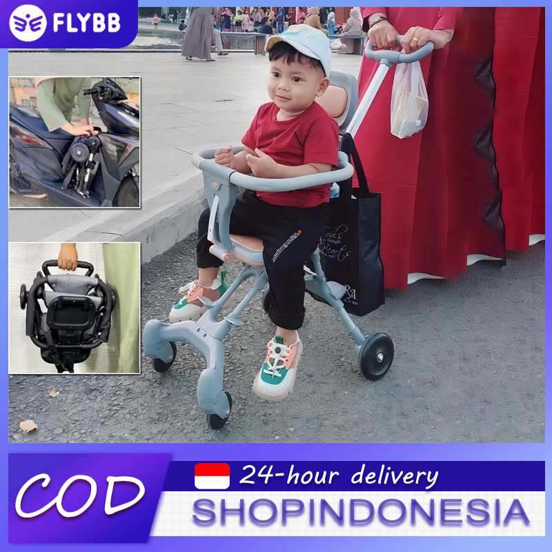 FLYBB Kereta Dorong Bayi Stroler Bayi Lipat Travelling Magic Stroller Baby FLYBB S25 Pink