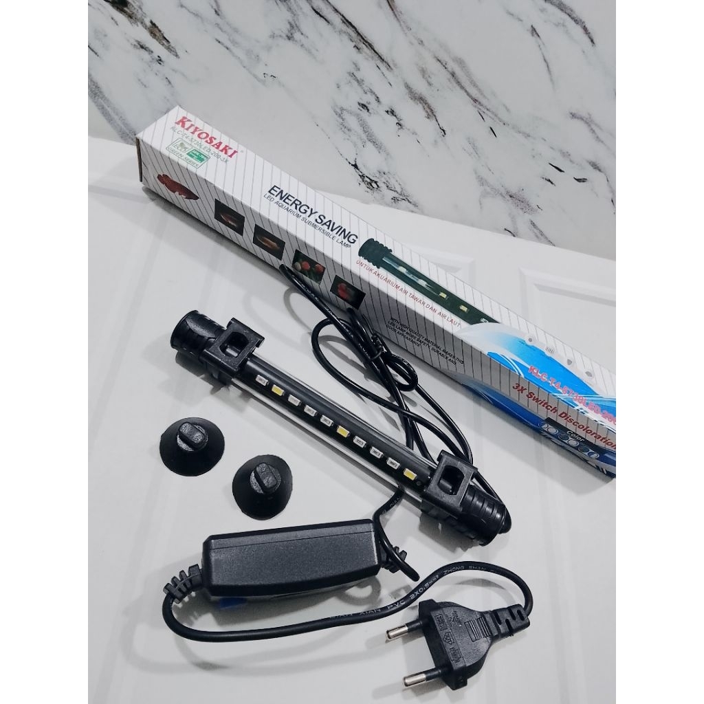 LAMPU AQUARIUM T4 // 17 CM // KIYOSAKI KLC T4 5730 LED 200 3X