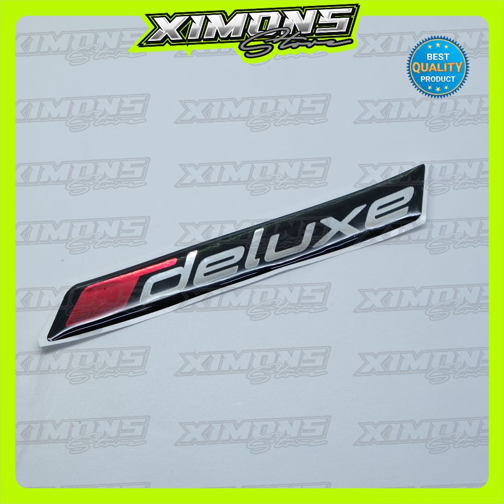 emblem bagasi deluxe terios / emblem r deluxe terios