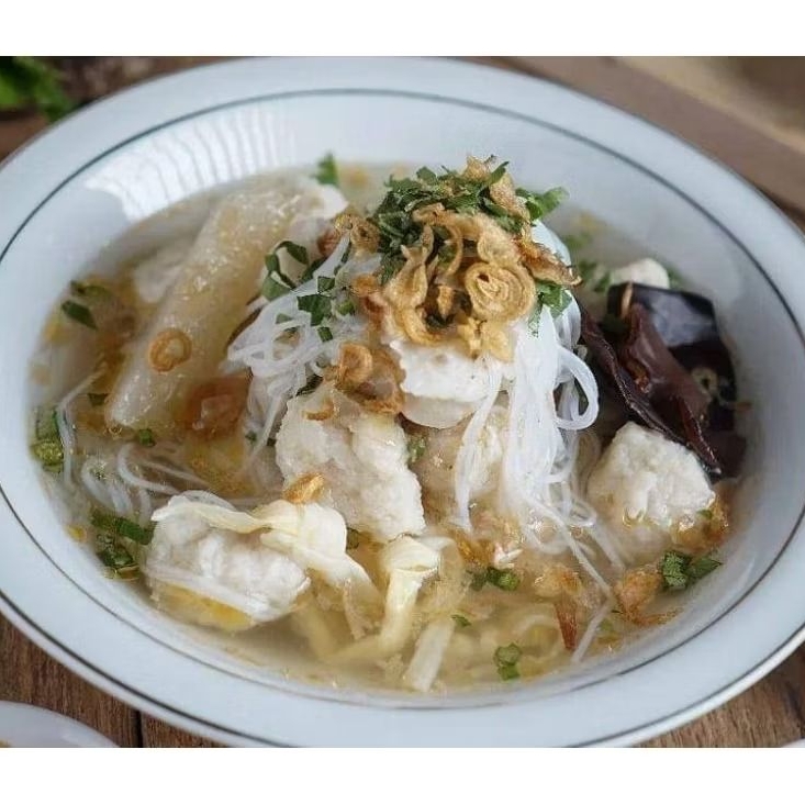 tekwan ikan frozen & bumbu kuah berat 1kg