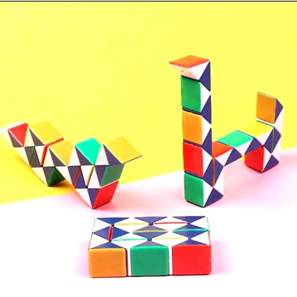 Mainan edukasi Magic Snake cube rubik kubus snake / rubik ular