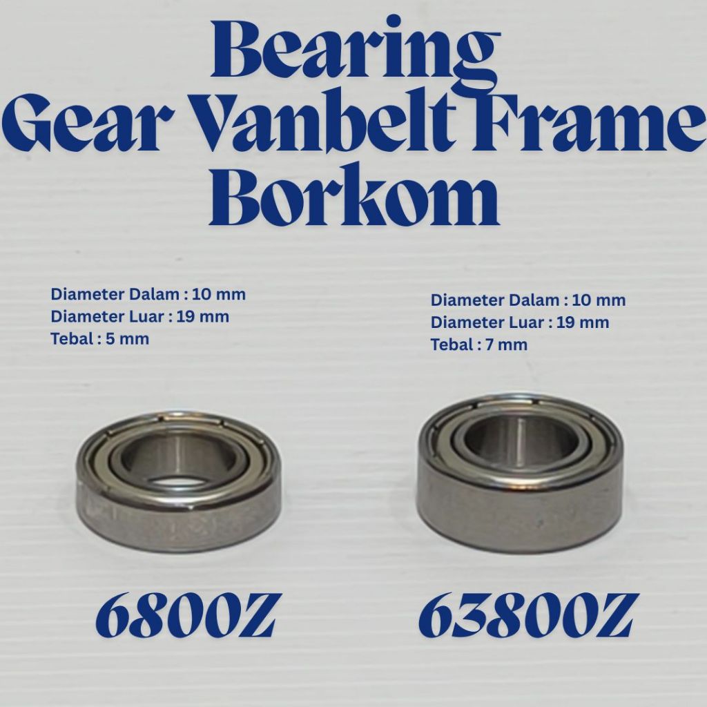 6800Z / 63800Z Bearing Bordir Komputer