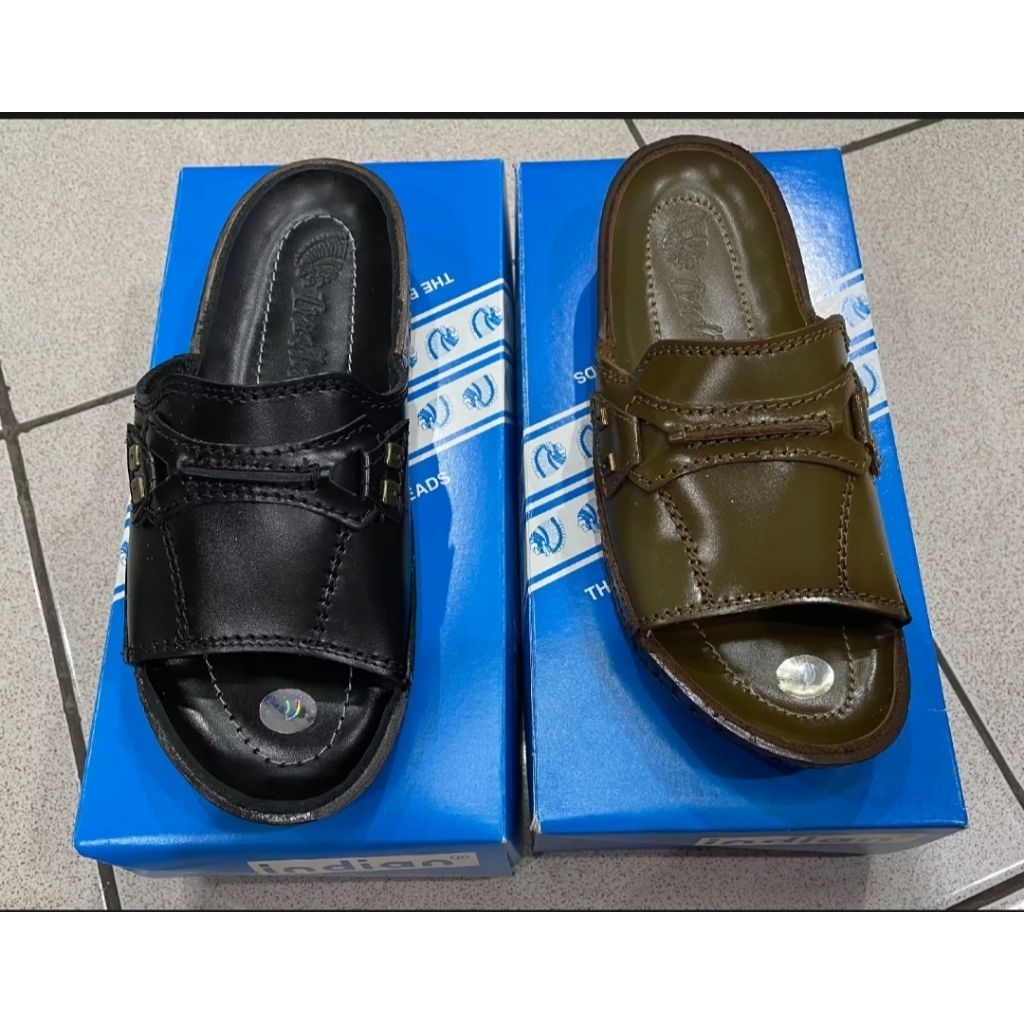 Sandal Pria Indian | Sandal Kulit Indian
