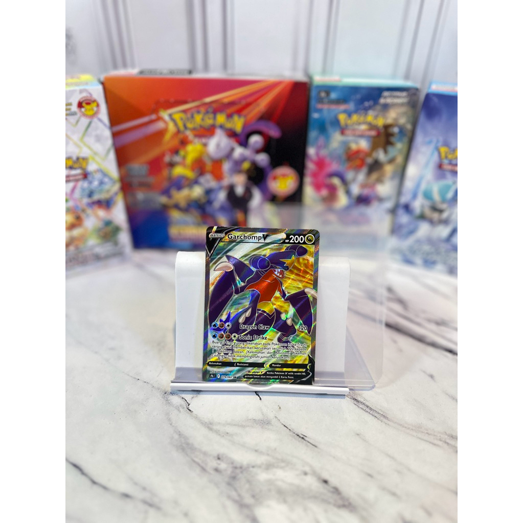 POKEMON TGC INDO LEGEND ORIGINAL GARCHOMP V SR