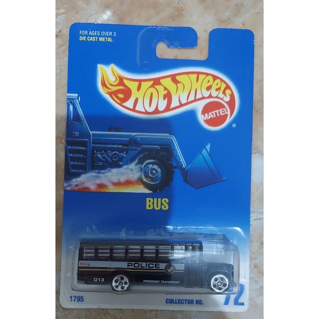 hot wheels bus police