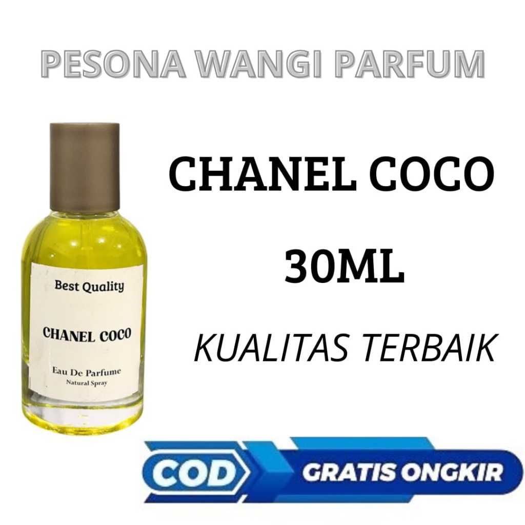 (30ML LLB0) CH4NEL C0C0 PARFUM REFILL LLB0 30 ML TERMURAH