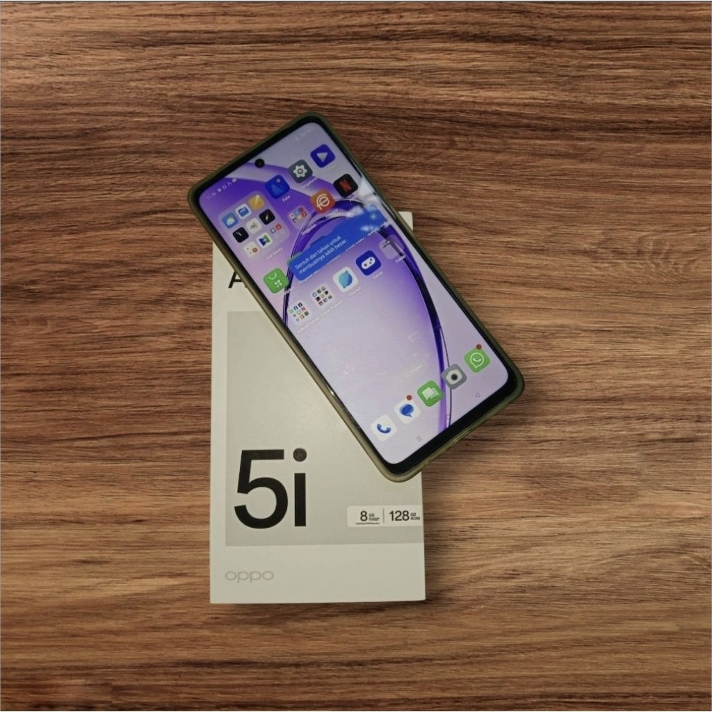 oppo a5i versi ram 4+4 =128gb hp second original lengkap