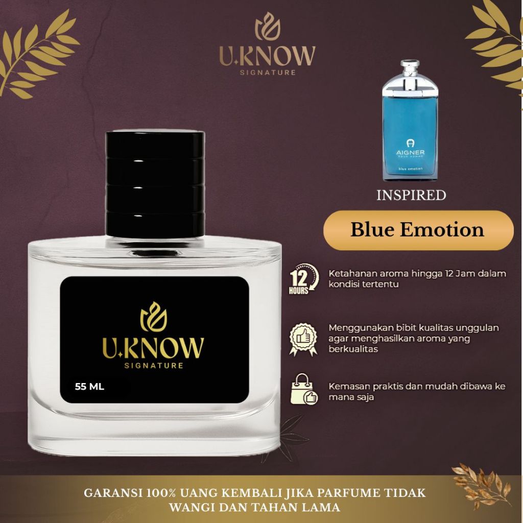 U.Know Signature - Blue Emotion - Favorite Parfume  - Parfume Best Seller Pria