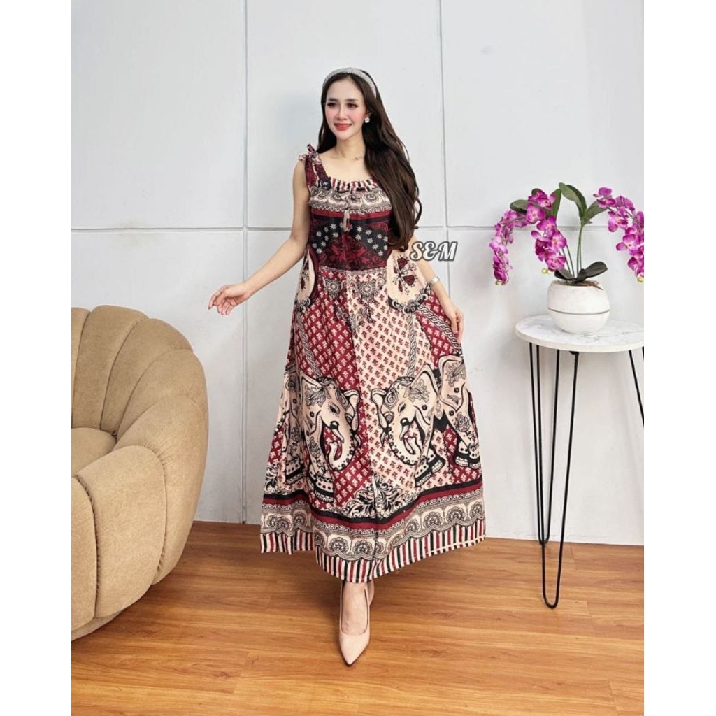 Daster Payung Yukensi Smoke, Daster Yukensi Labubu, Daster Kekinian Viral Terbaru