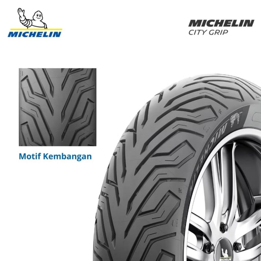 BAN MOTOR SCOOPY,BEAT,GENIO belakang ukuran 110/90-12 merk Michelin