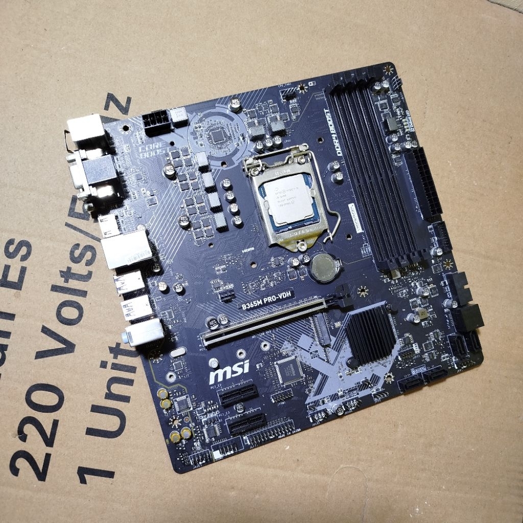 Motherboard MSI B365M Pro - VDH Processor Core i5 8400