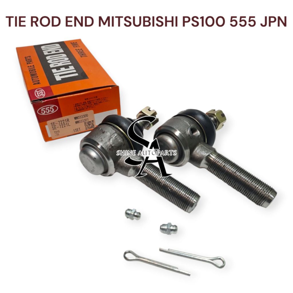 TIE ROD END PS 100 555 - TIE ROD MITSUBISHI PS100 PS120 555 - TIE ROD FE COLT 555