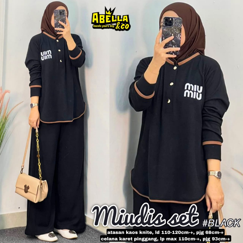 Pakaian Wanita HQ MIUDIS SET From AbELLA FASHION STORE