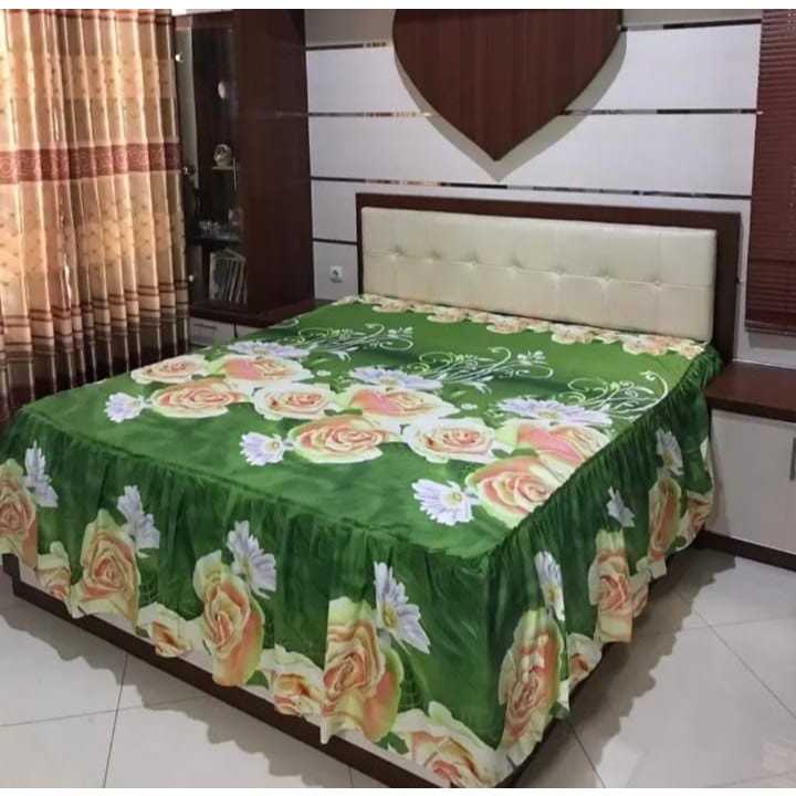 sprei rumbai premium katun halus lembut 180x200 desain mewah dan tahan lama