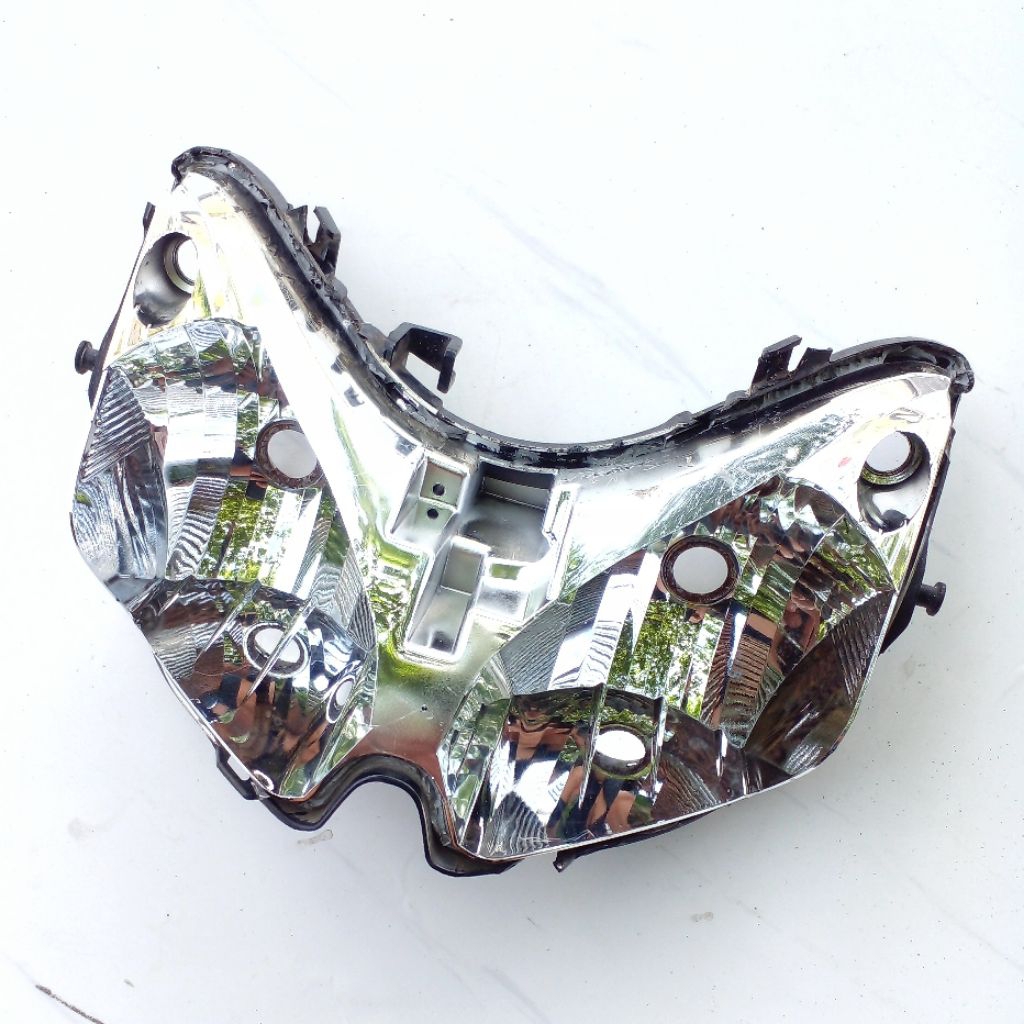 Reflektor lampu depan Honda Vario 110 Vario Old Original tanpa mika