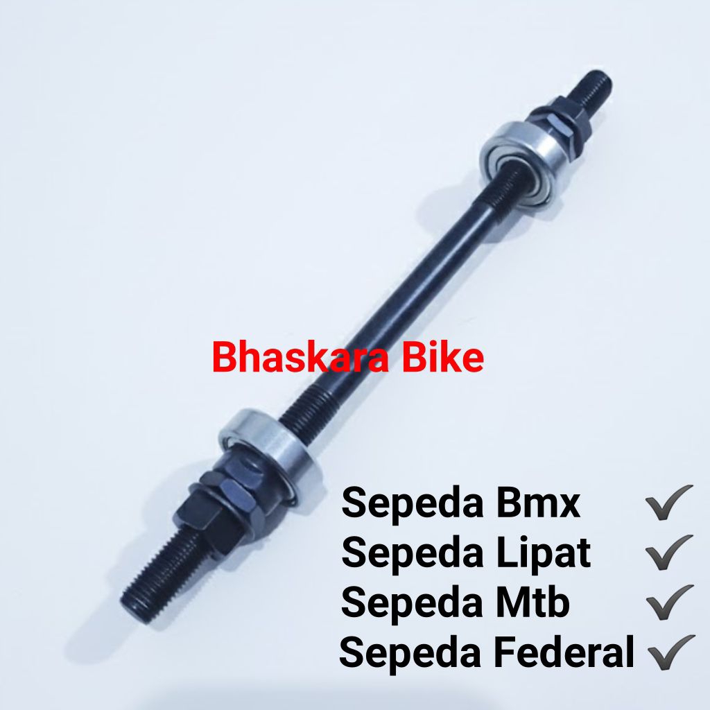 paket laher sepeda roda belakang bearing 60000zz kones bubut as roda belakang