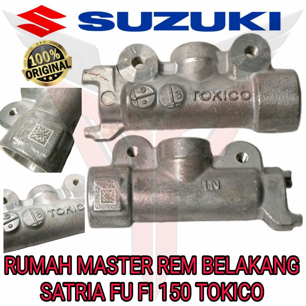 Tabung Rumah Master Cylinder Rem Belakang Suzuki SATRIA FU FI 150 ORIGINAL TOKICO