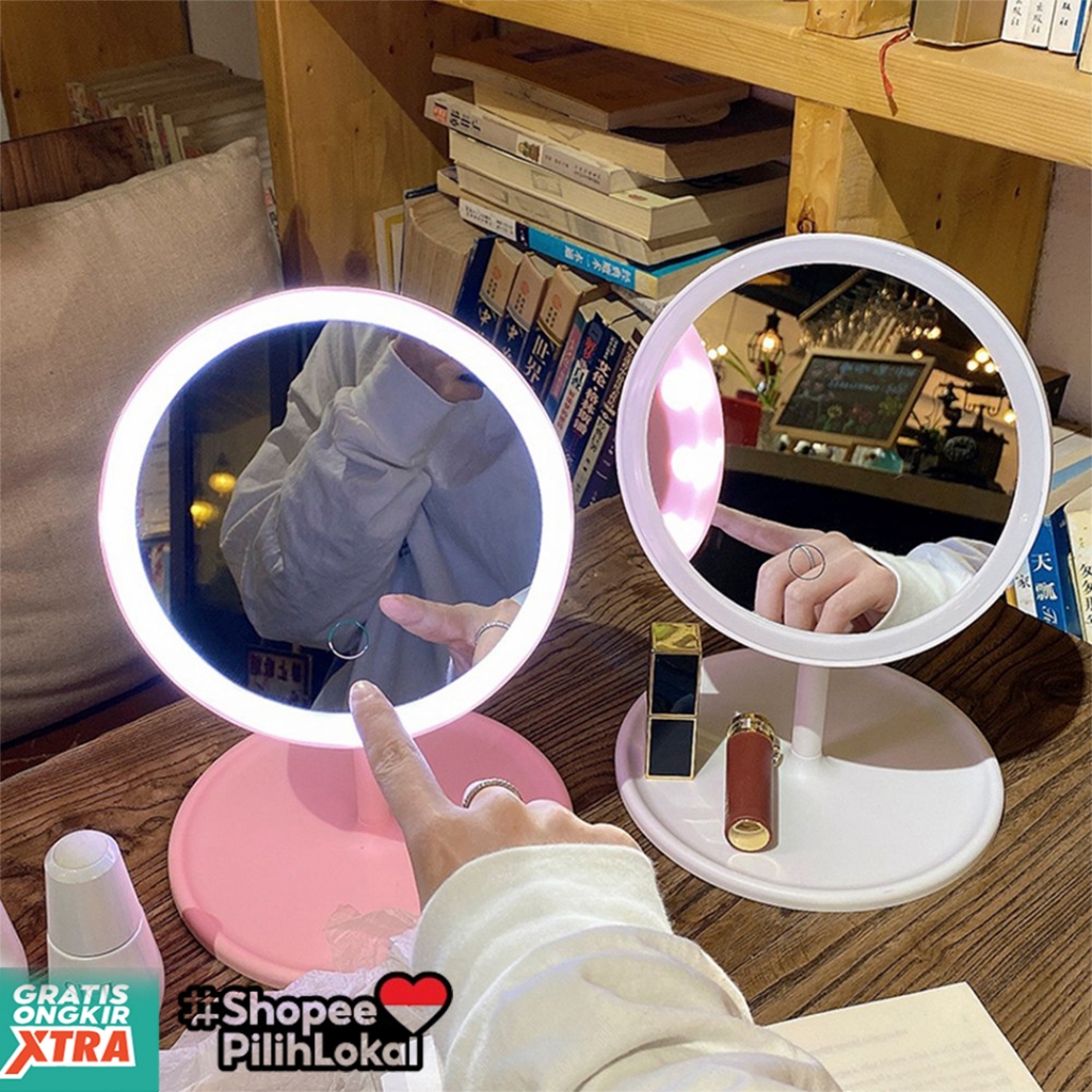 KACA LED MIRROR TOUCH SENSOR CERMIN MAKE UP
