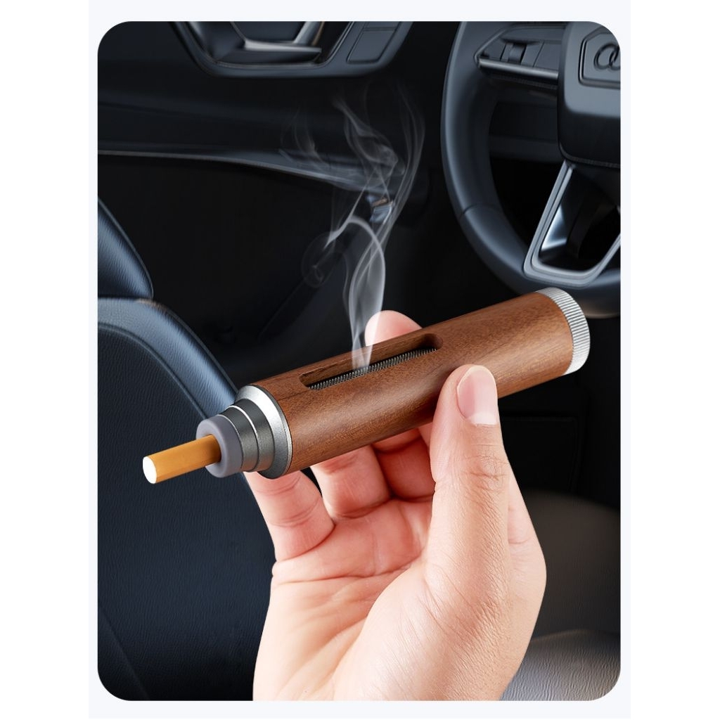 Asbak Rokok Elektrik Mini Portable Mobil