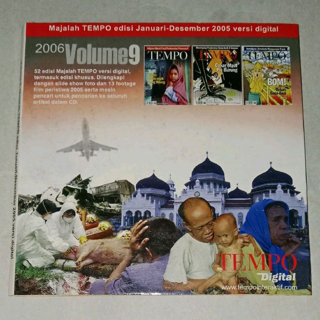 CD Majalah TEMPO edisi Januari-Desember 2005 versi digital 2006 Volume 9