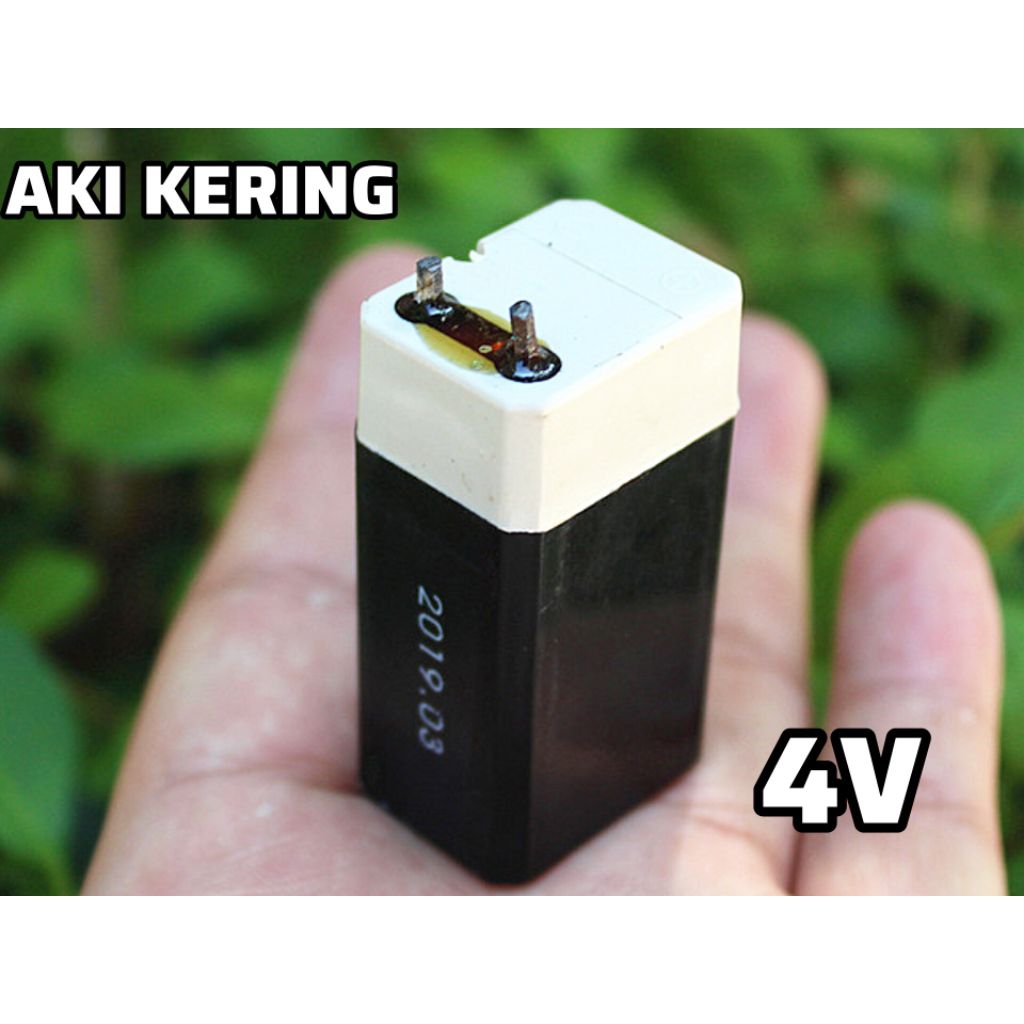 Aki Kering 4V Kecil Cas Baterai Emergency, Senter, Raket, Dll