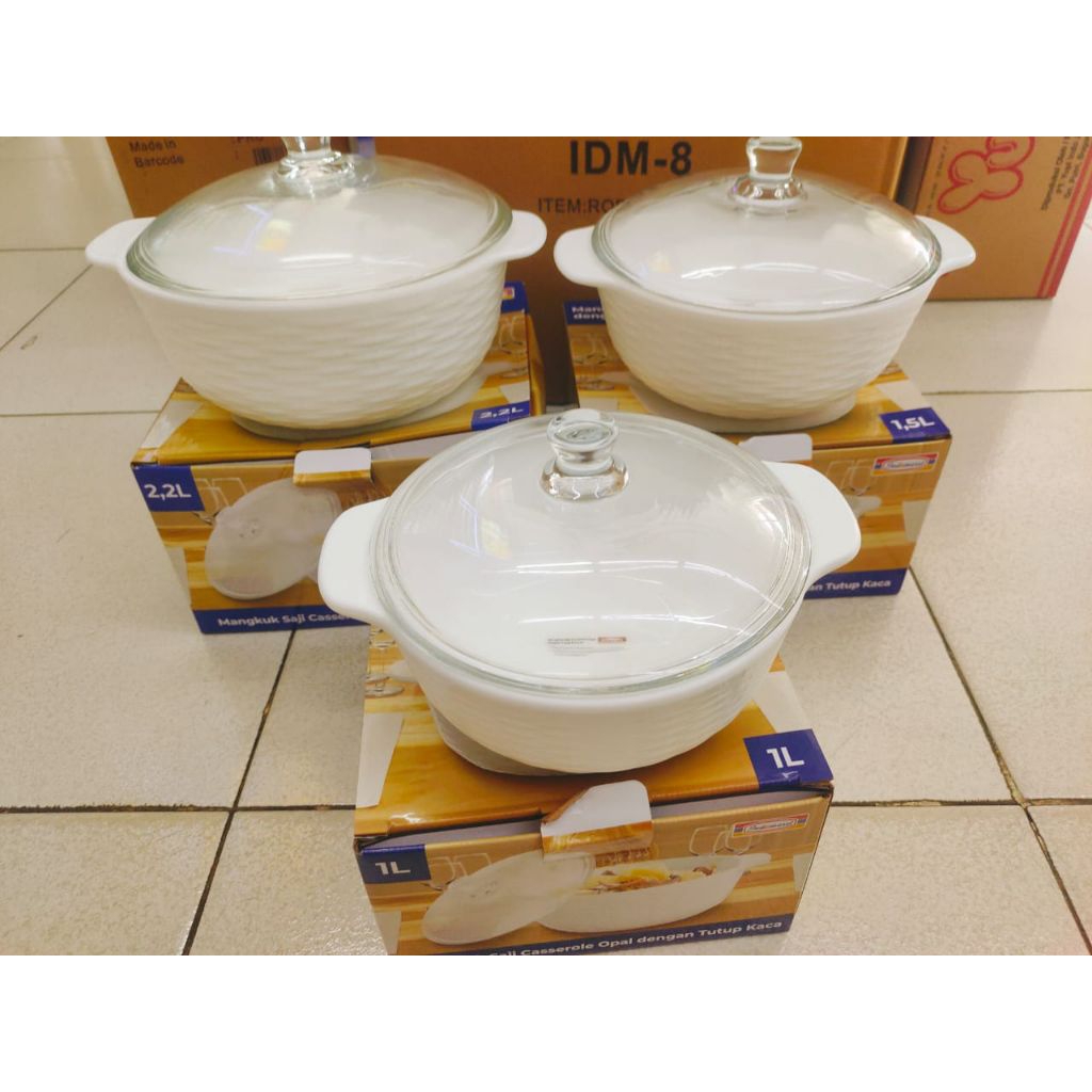 Glass Food Container Indomaret