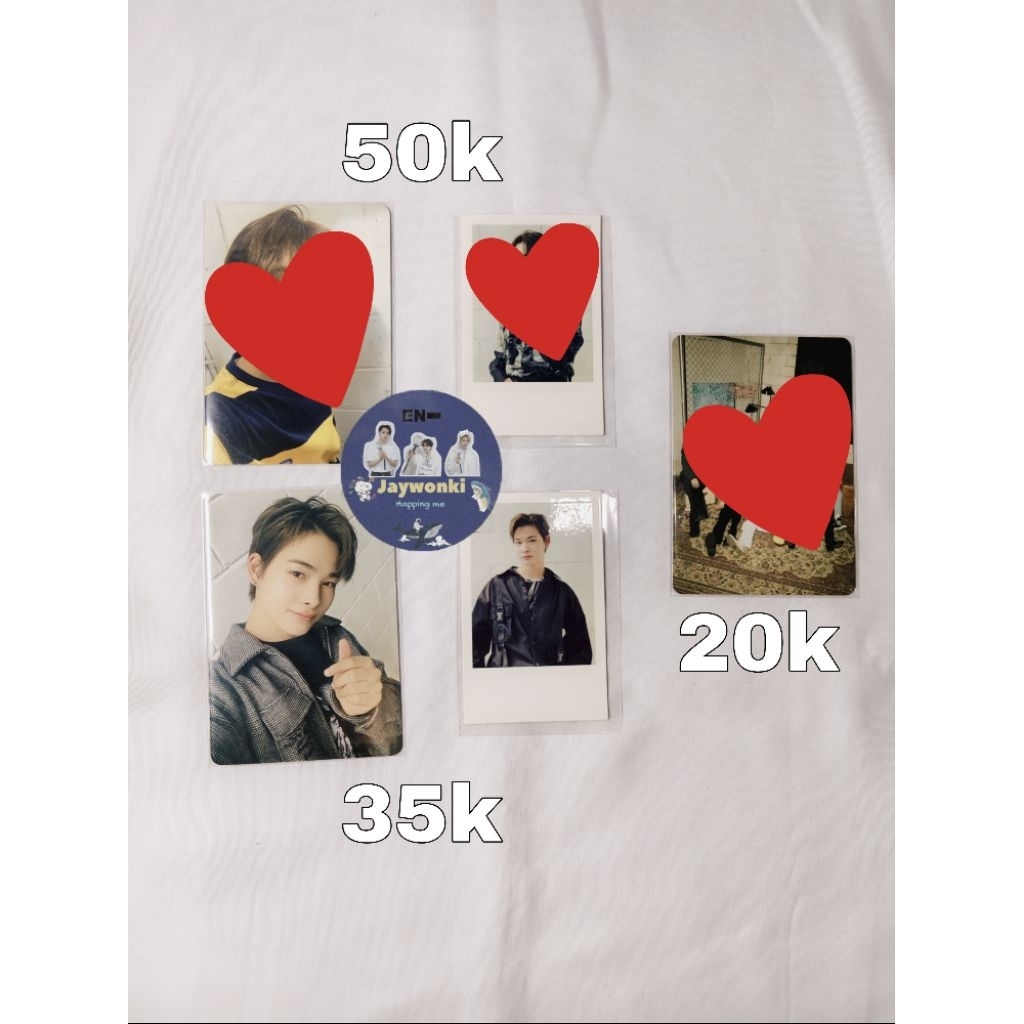 ENHYPEN OFFICIAL PHOTOCARD - Engene membership kit V2 Sharing Jungwon Ni-ki Group