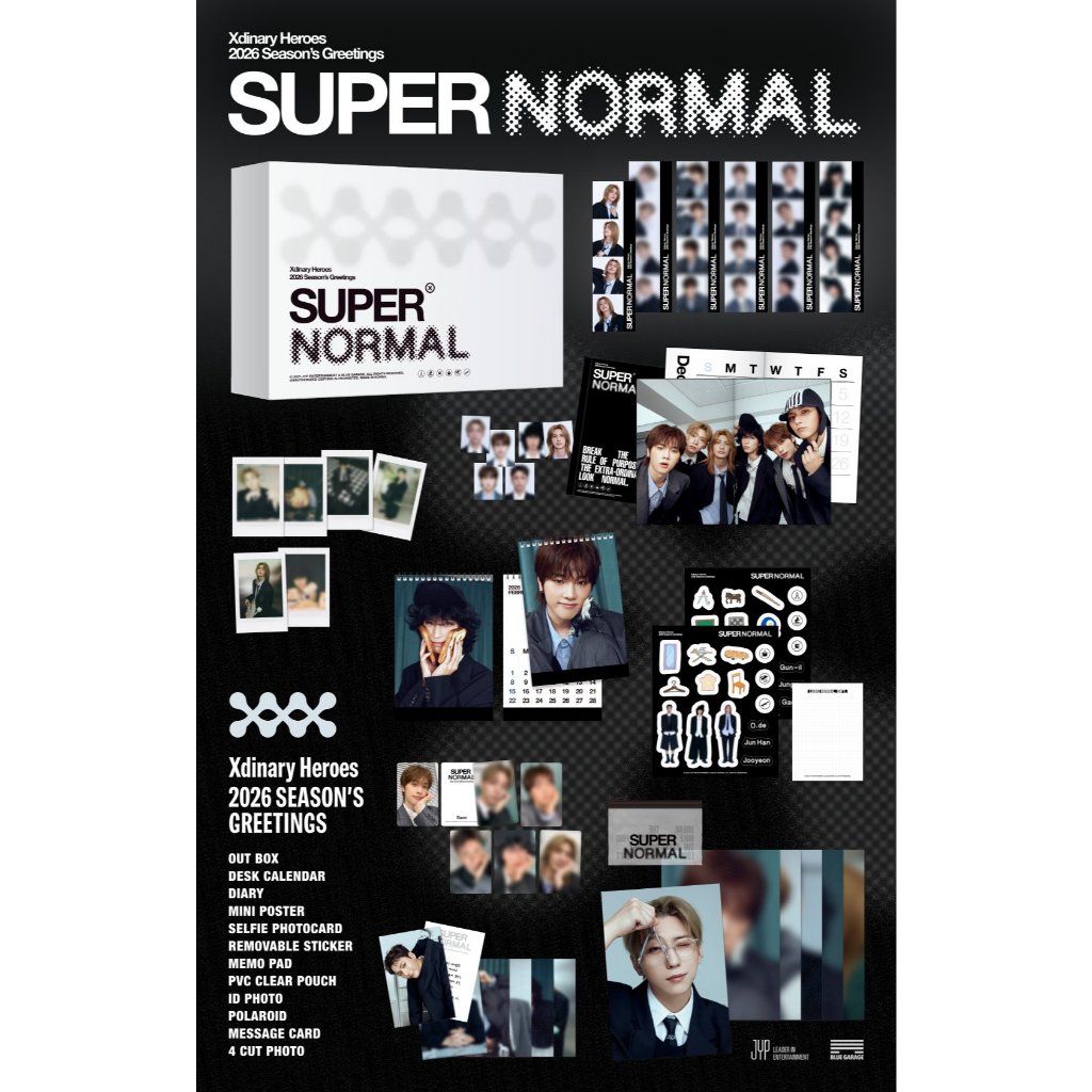 [sharing] Xdinary Heroes 2026 SEASON'S GREETINGS - SUPER NORMAL