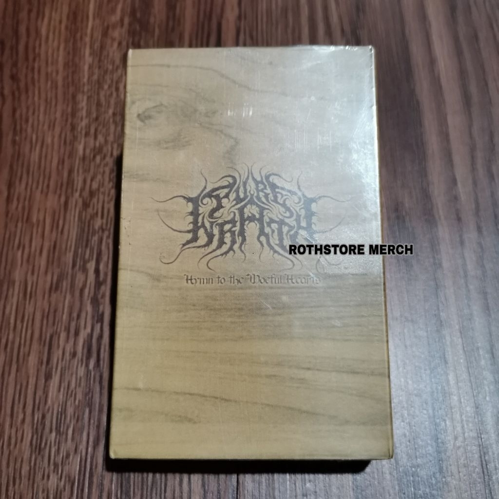 kaset tape pure wrath - hymn to the woeful hearts (wood full print version)