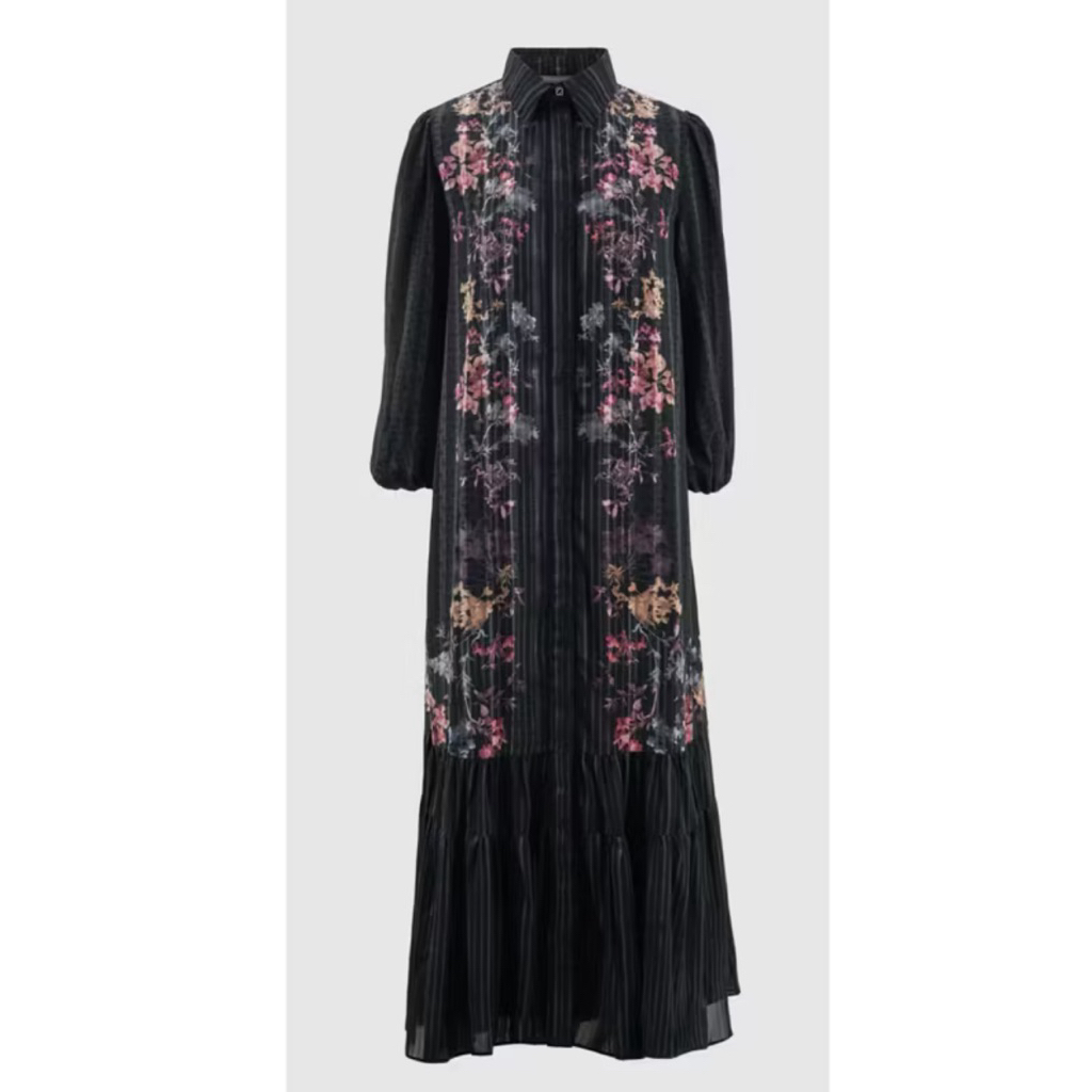 Viola Dress Black Benang Jarum