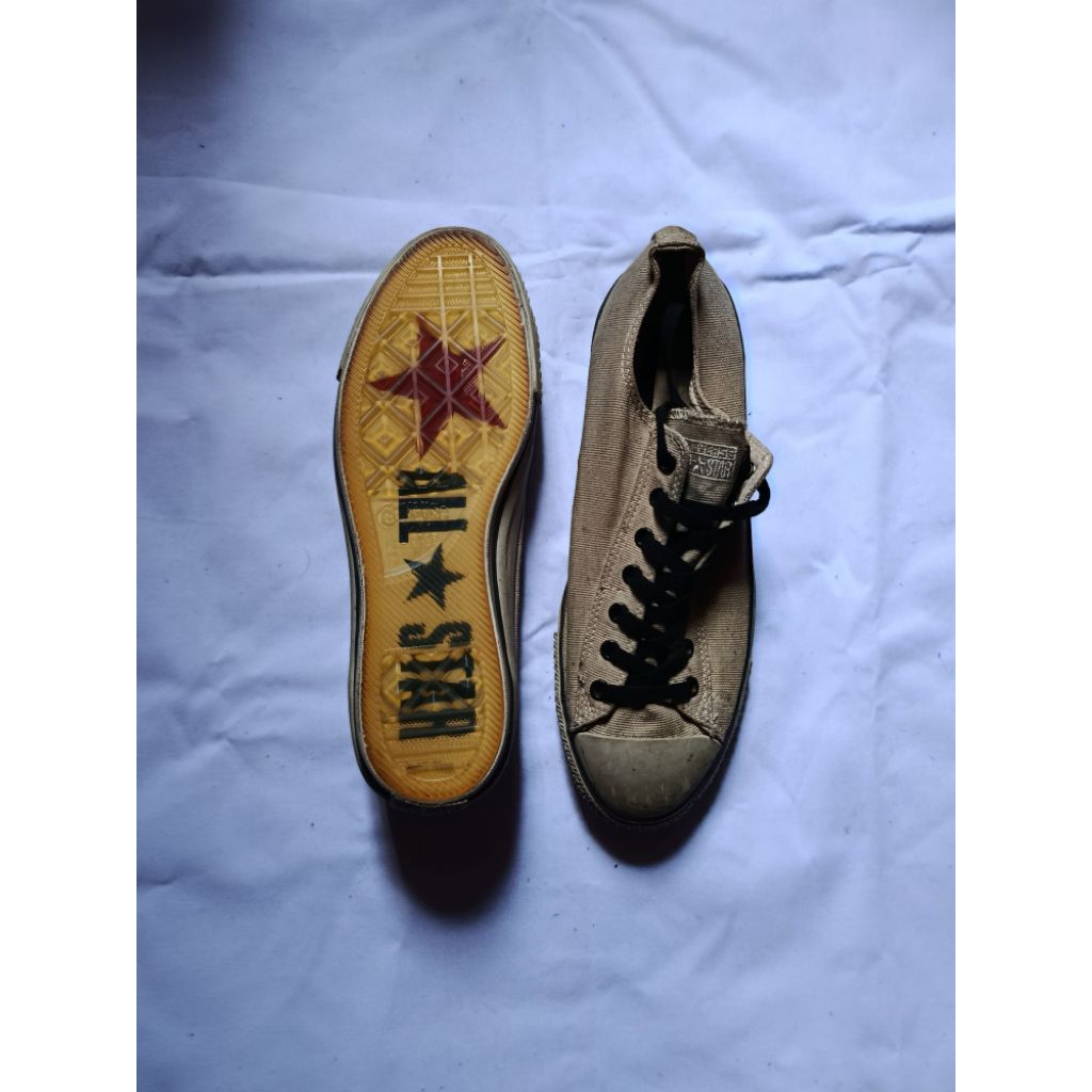 BIG SIZE 48 CONVERSE CT OX SLIP ON JOHN VARVATOS KHAKI ORIGINAL