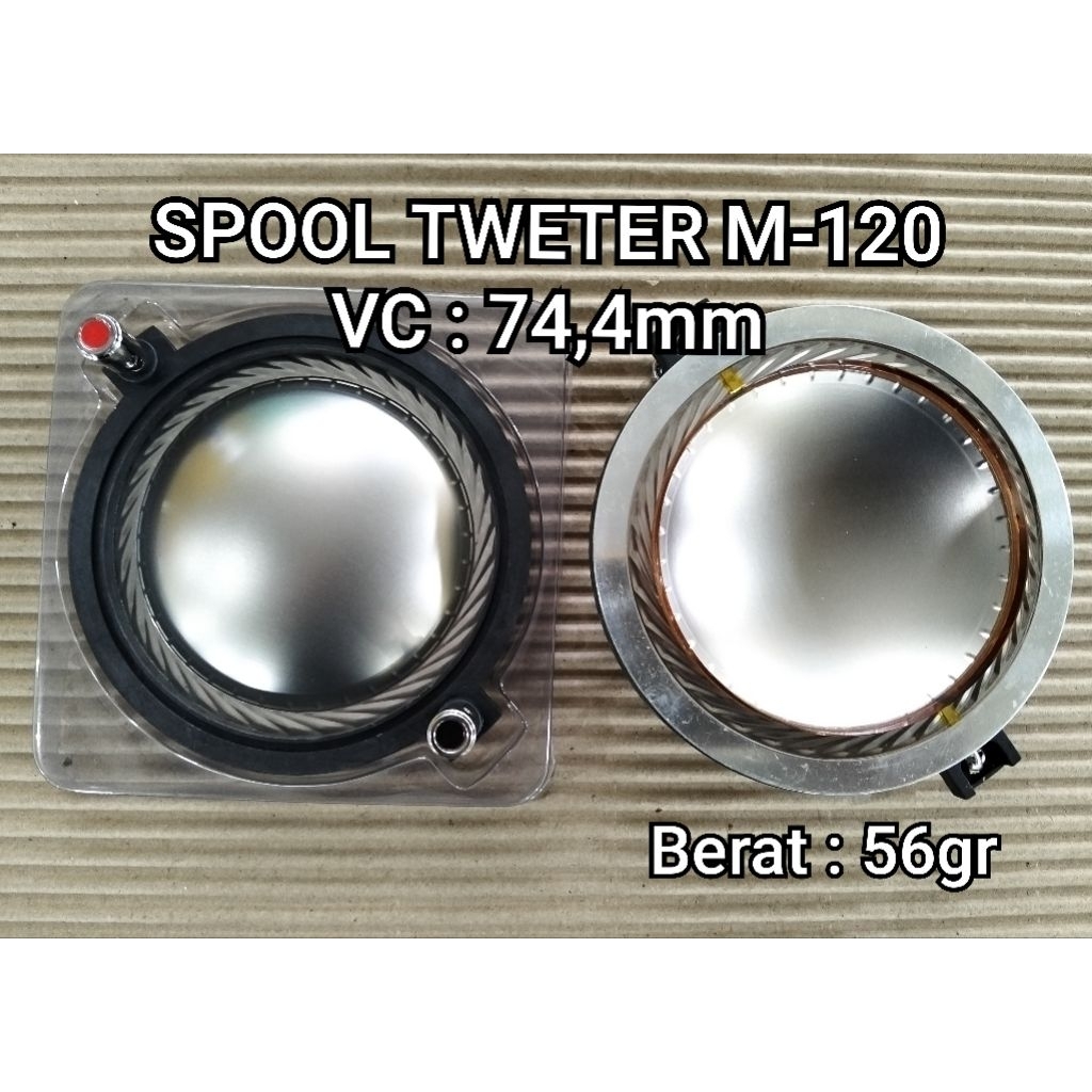 Spool Tweter M-120 for RDW Vc 74,4mm
