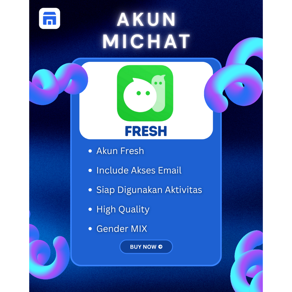 AKUN MICHAT FRESH | INCLUDE AKSES EMAIL