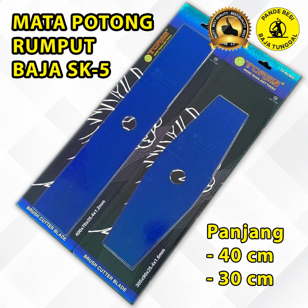 Mata Pisau Potong Rumput Baja / Brush Cutter Blade 400 mm / 305 mm / 40 cm / 30 cm
