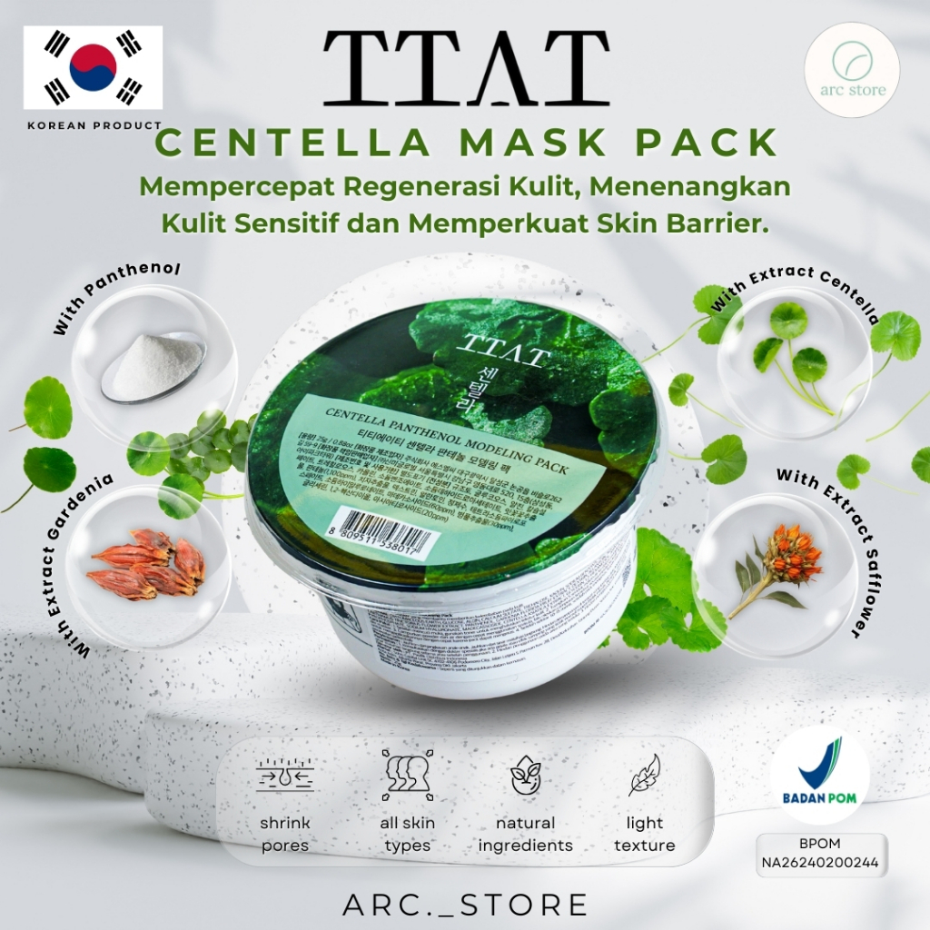 [MIX 3 VARIAN] TTAT Masker Wajah Korea Mix 3 Varian - All In One Skin Solution