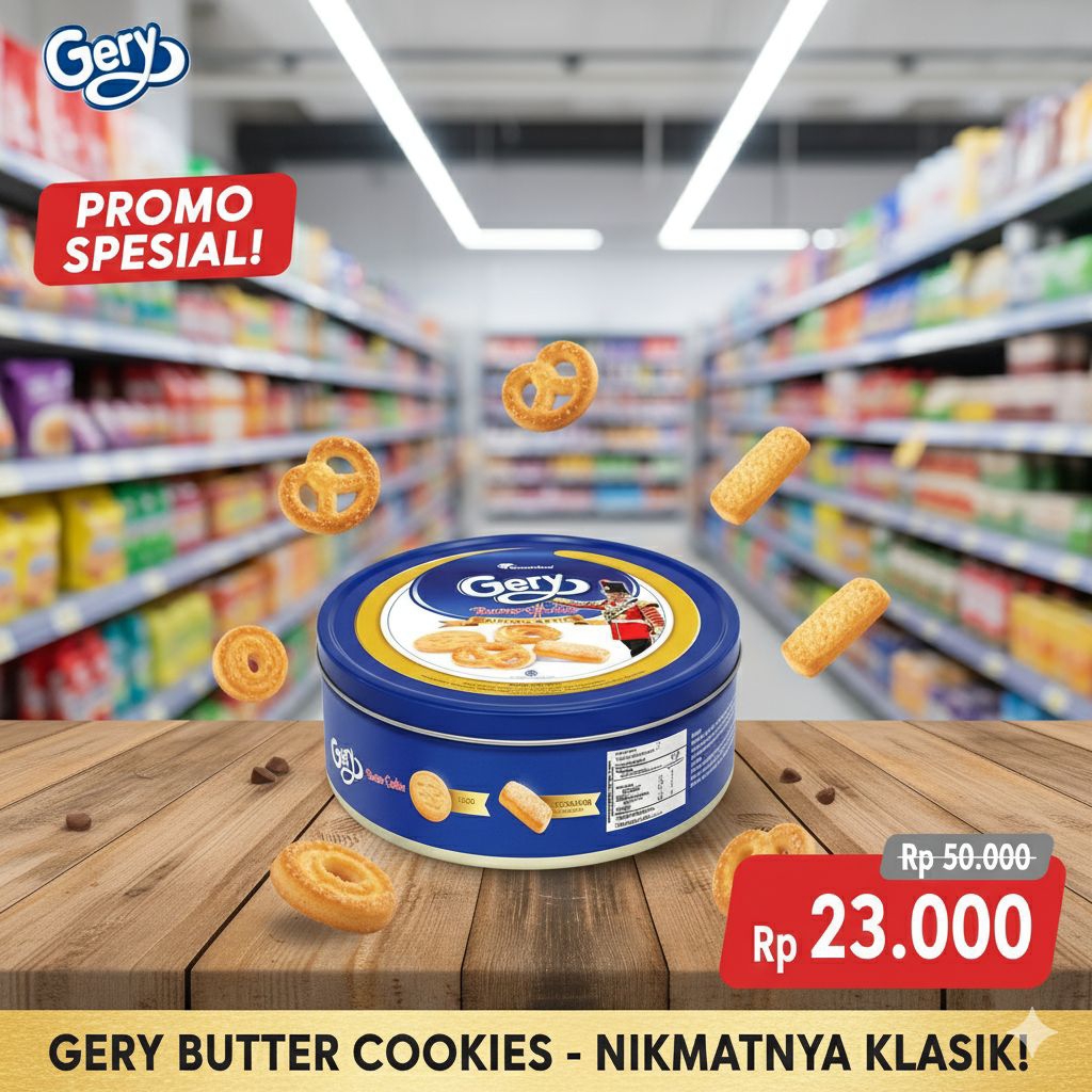 GERY BUTTER COOKIES 225GR