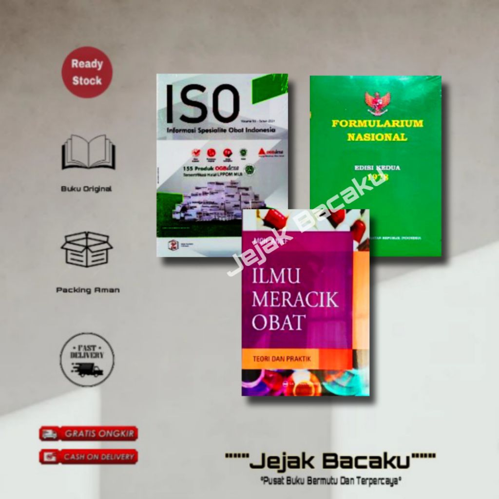 PAKET 3 BUKU FARMASI : ISO, IMO & FORNAS