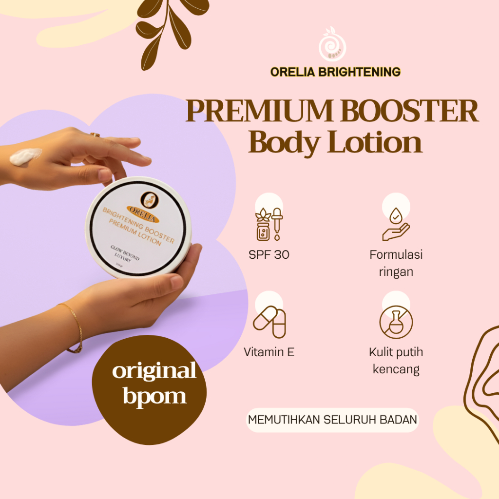 Orelia Brightening Booster HB Pemutih Badan