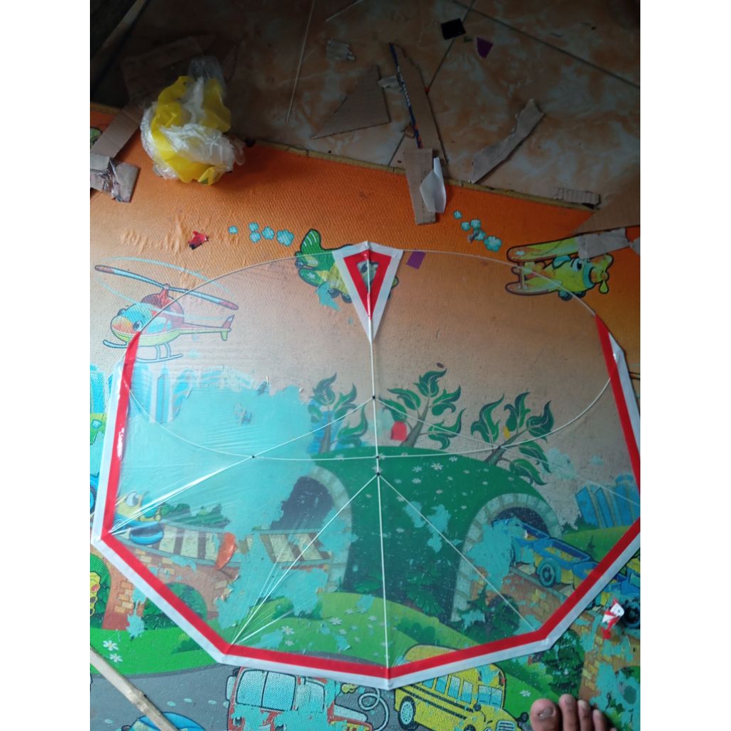 layang layang papiran fullfiber siap terbang