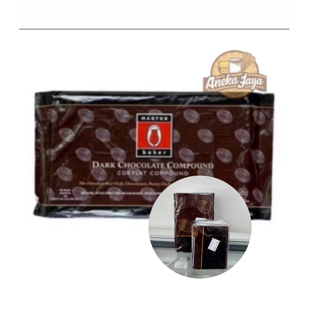 TULIP DARK CHOCOLATE COMPOUND REPACK 250 GR/TULIP DCC/COKELAT BLOK/COKELAT BATANG