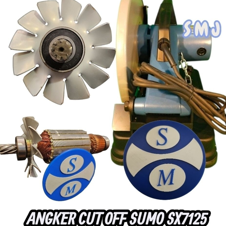 angker mesin potong sumo sx7125 angker sumo sx7125 armature sumo sx7125 armature mesin potong besi 1