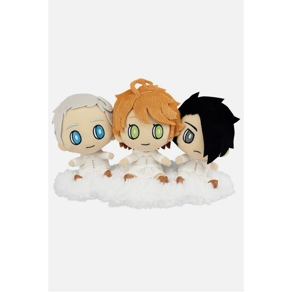 The Promised Neverland Emma Ray Norman Ichiban Kuji Plush Doll Set