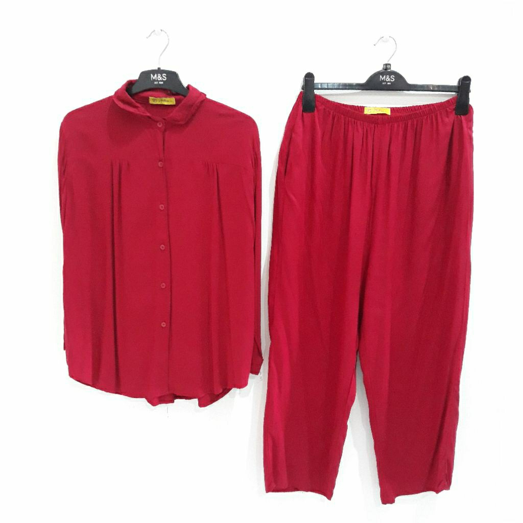 Setelan One Set Rayon Premium Cewek Dewasa Phelicia Matahari