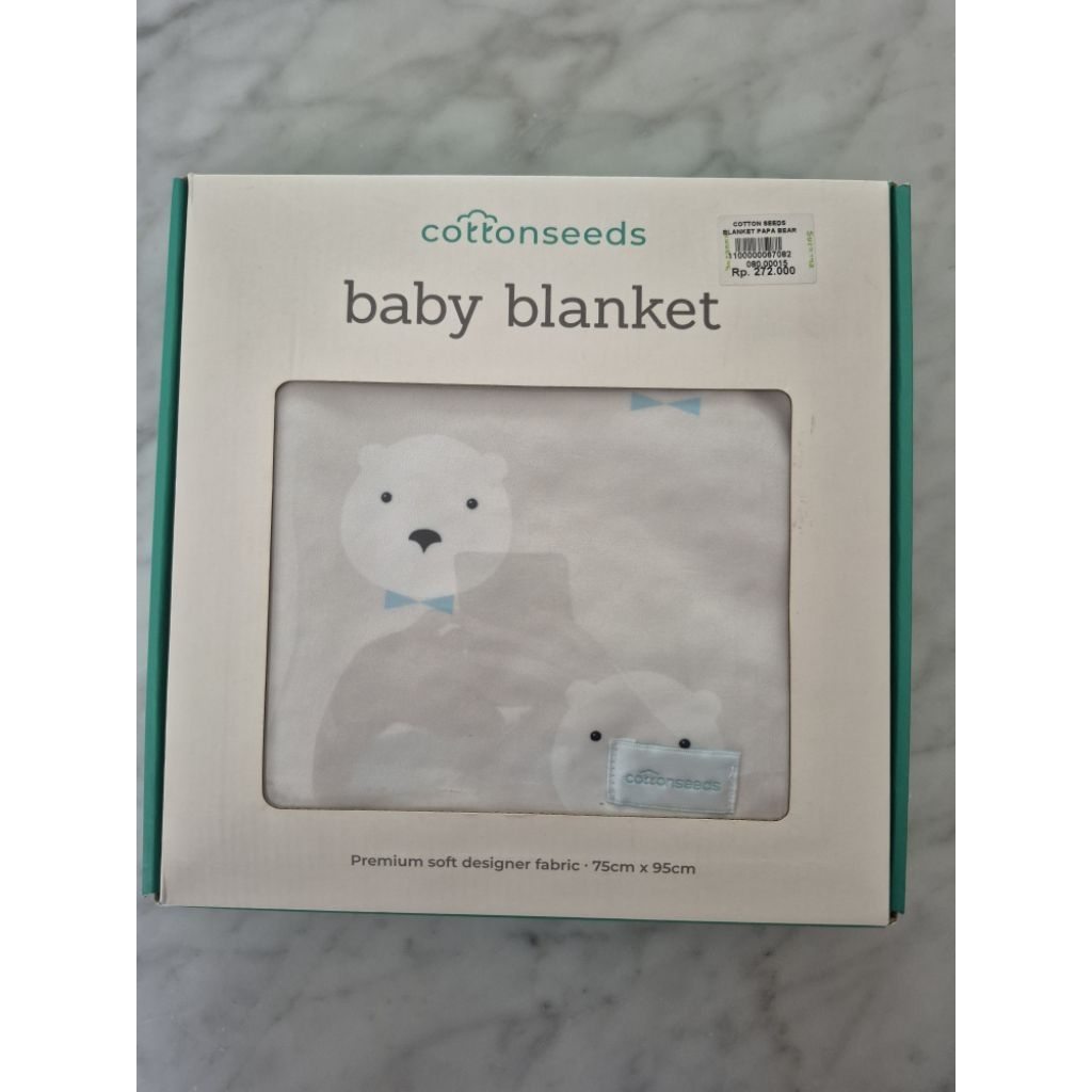 Preloved Cottonseeds Blanket Selimut Bayi