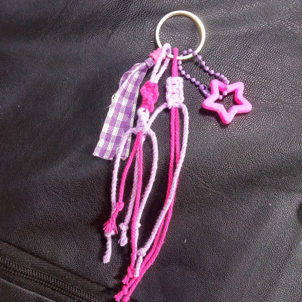 bag Charm macrame mini