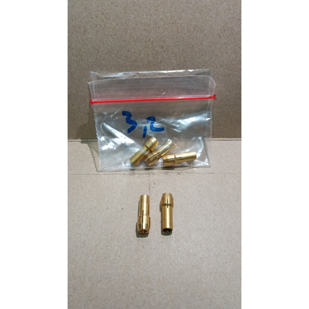 6986 chuck brass collet Kuningan mata bor drill mini grinder 3.2mm