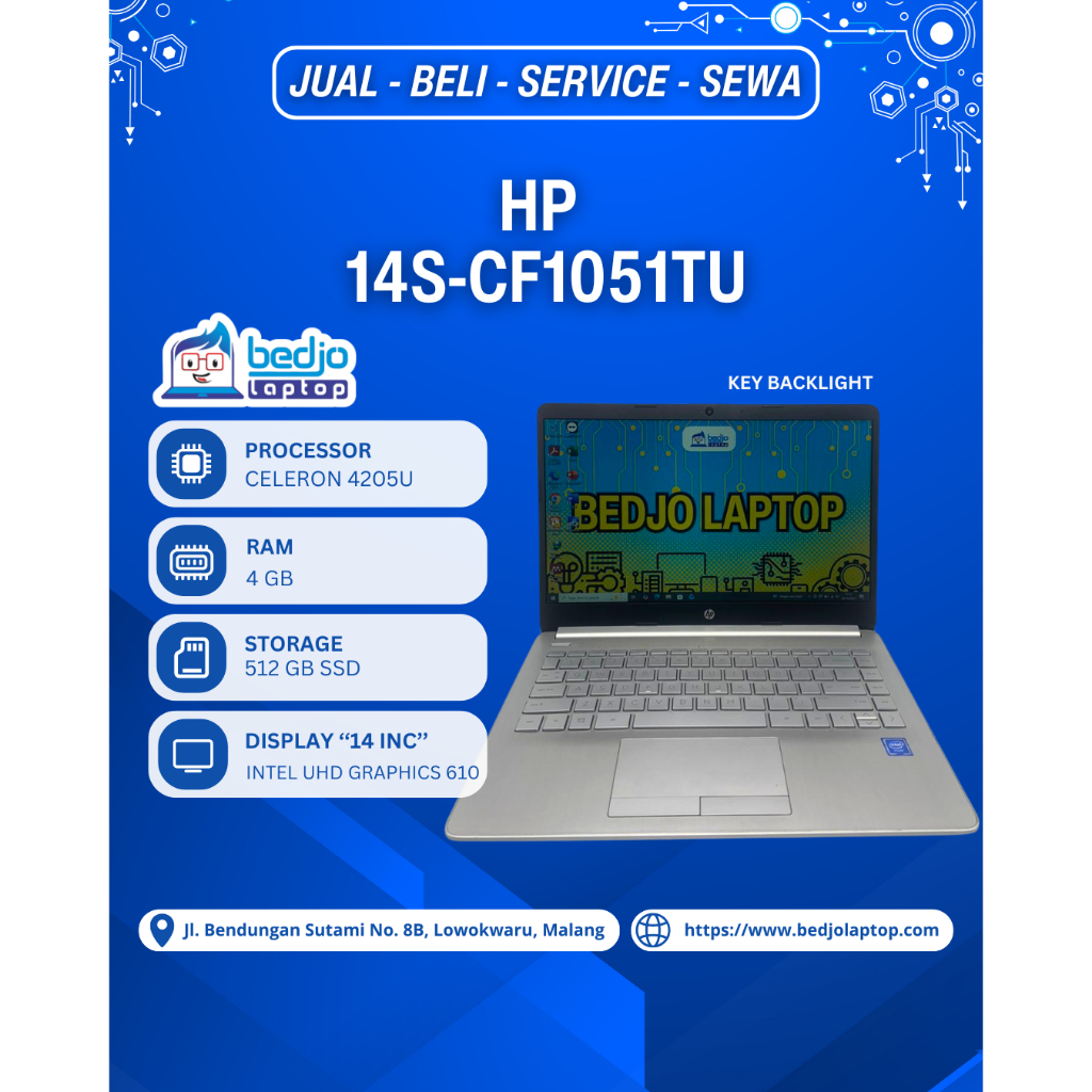 LAPTOP HP 14S-CF1051TU TERGESIT , TUKAR TAMBAH LAPTOP MALANG, JUAL BELI LAPTOP DEKAT CAFE OMAH COKRO
