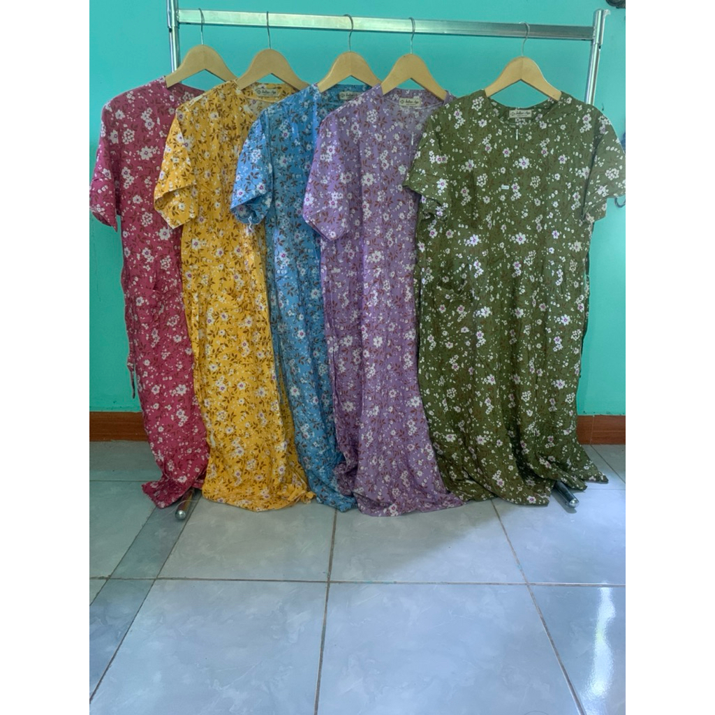 daster bunga sakura batik sultan  ayu original