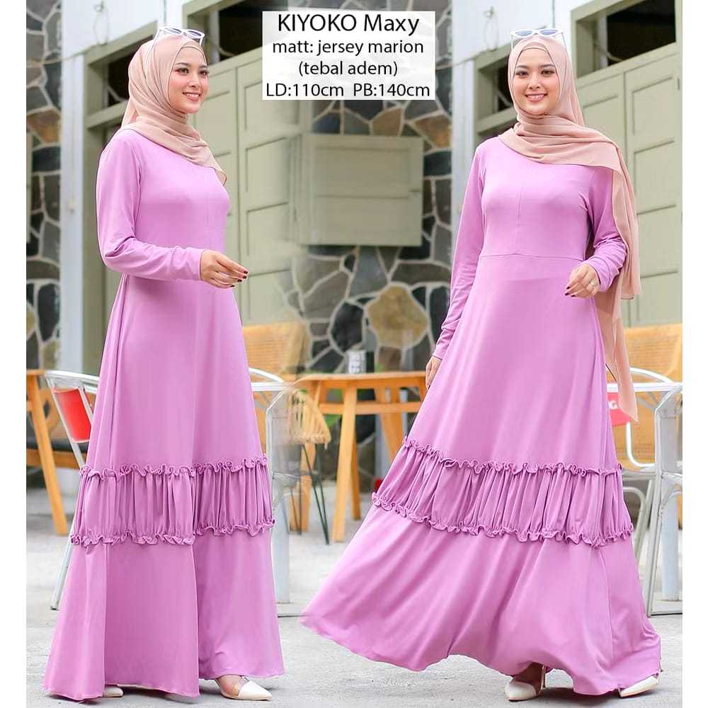 Kiyoko Maxy/ Vonny maxy/ Maxy Dress/ Gamis cantik
