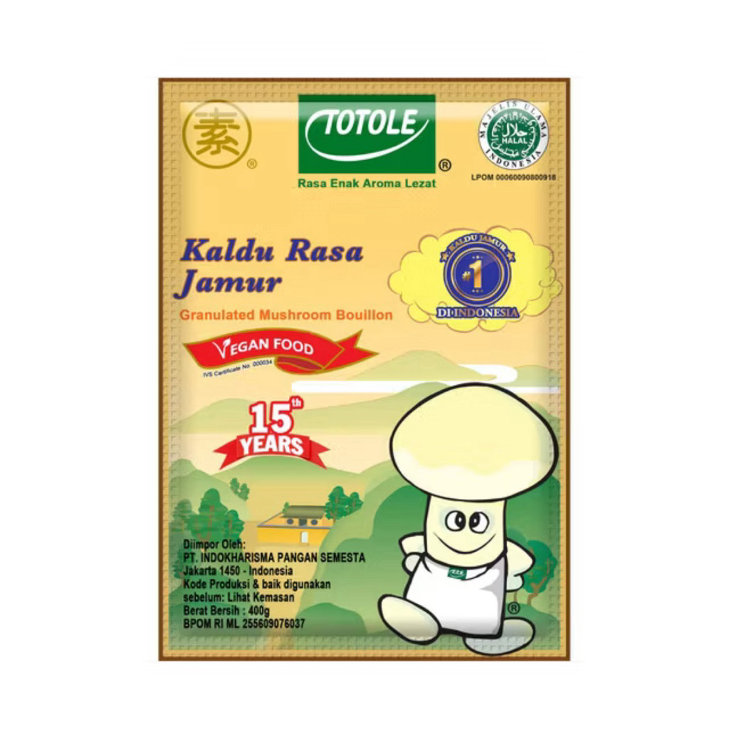 Totole Kaldu Jamur Penyedap Rasa Jamur Totole 400gr